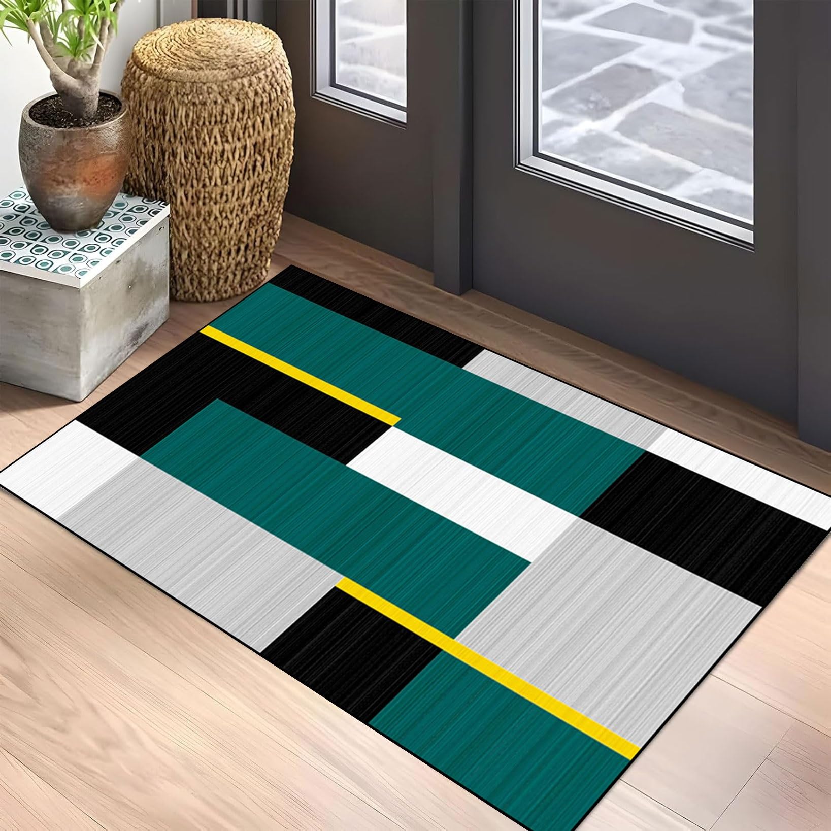 Tapis de cuisine lavable fini les sols glissants avec ce long tapis de sol 45x260 cm