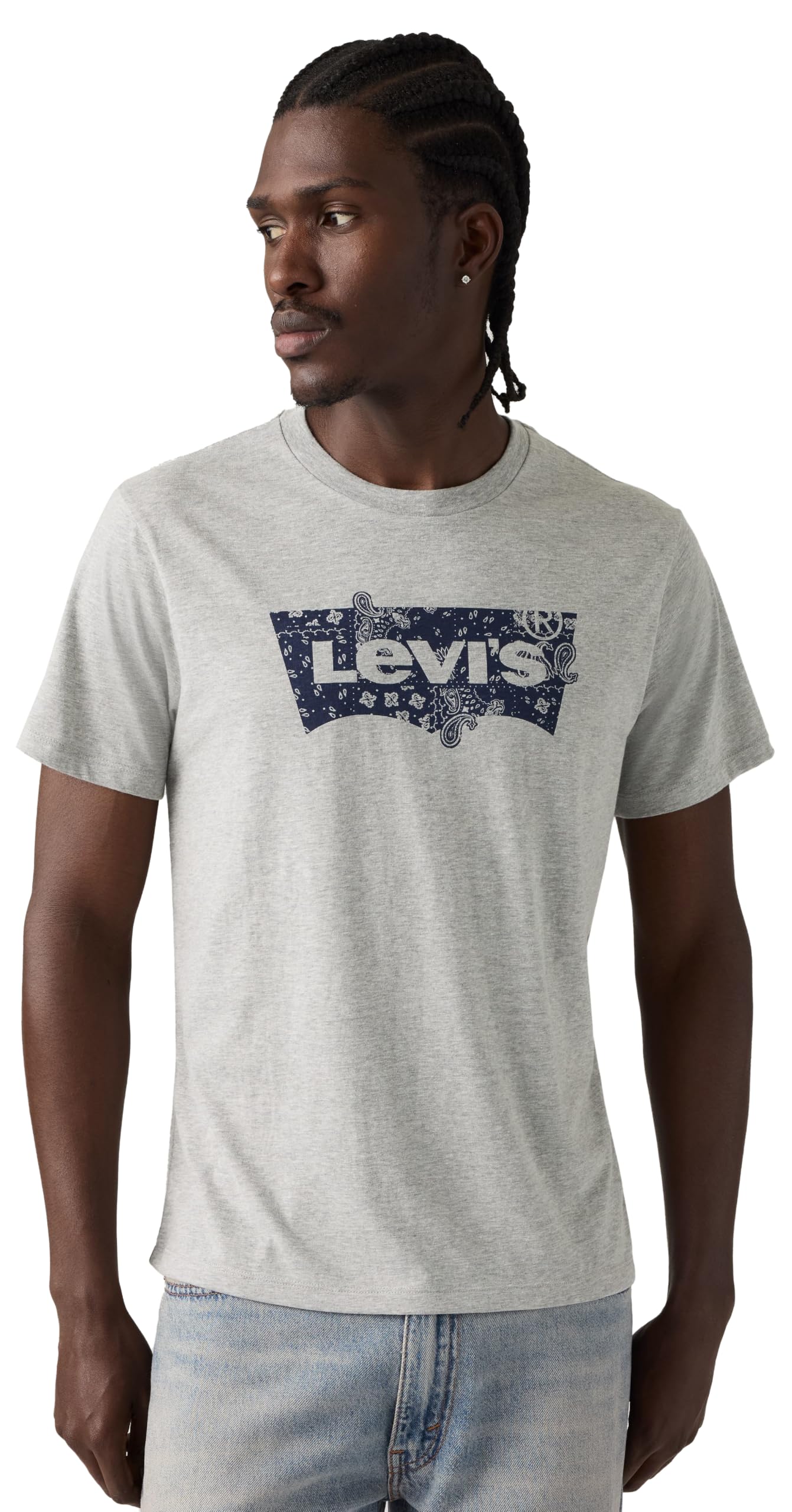 Graphic Crewneck Tee Bandana Bw 1 Mid To