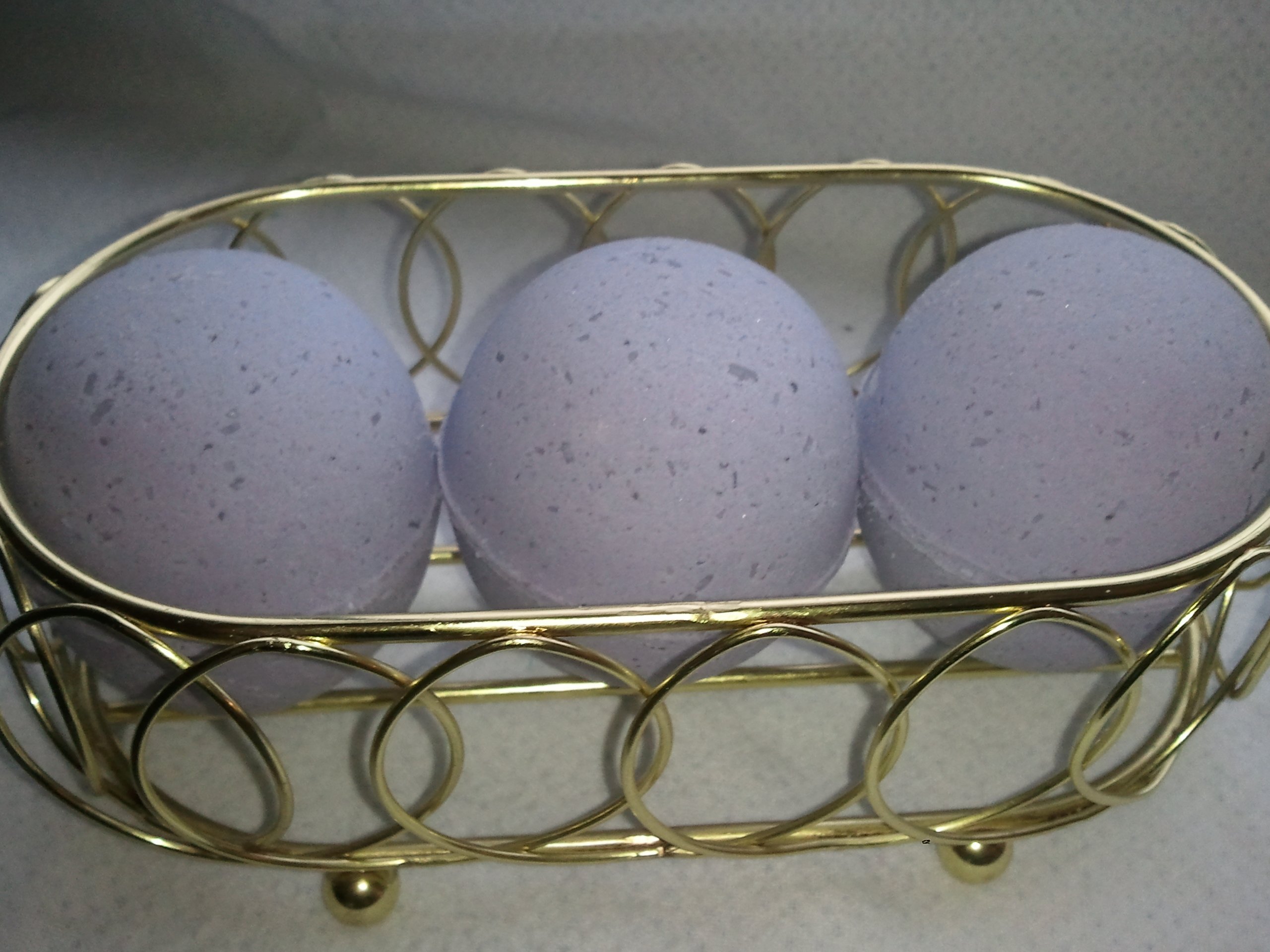 3 Lavender Luxury Bath Bombs, Large 5 oz Each, Handmade with Shea, Mango & Cocoa Butter, Ultra Moisturizing, Individually Hand Wrapped, Great for Dry Skin, All Skin Types.