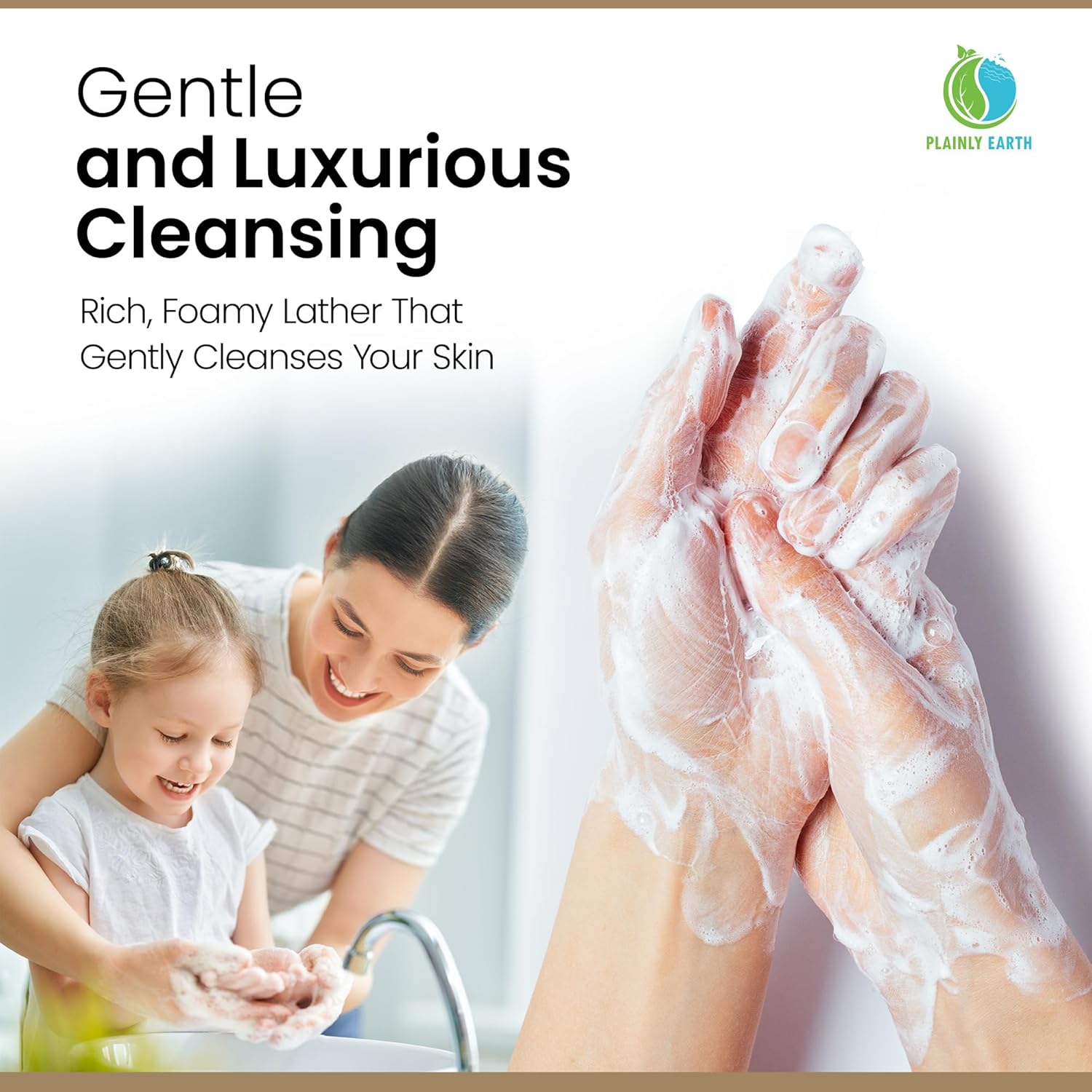 AntiMicrobial Hand Soap 64 oz - Sweet Vanilla Gentle Foaming Liquid Hand Soap Refill Antibacterial - Moisturizing, Long Lasting Freshness & Safe for Skin