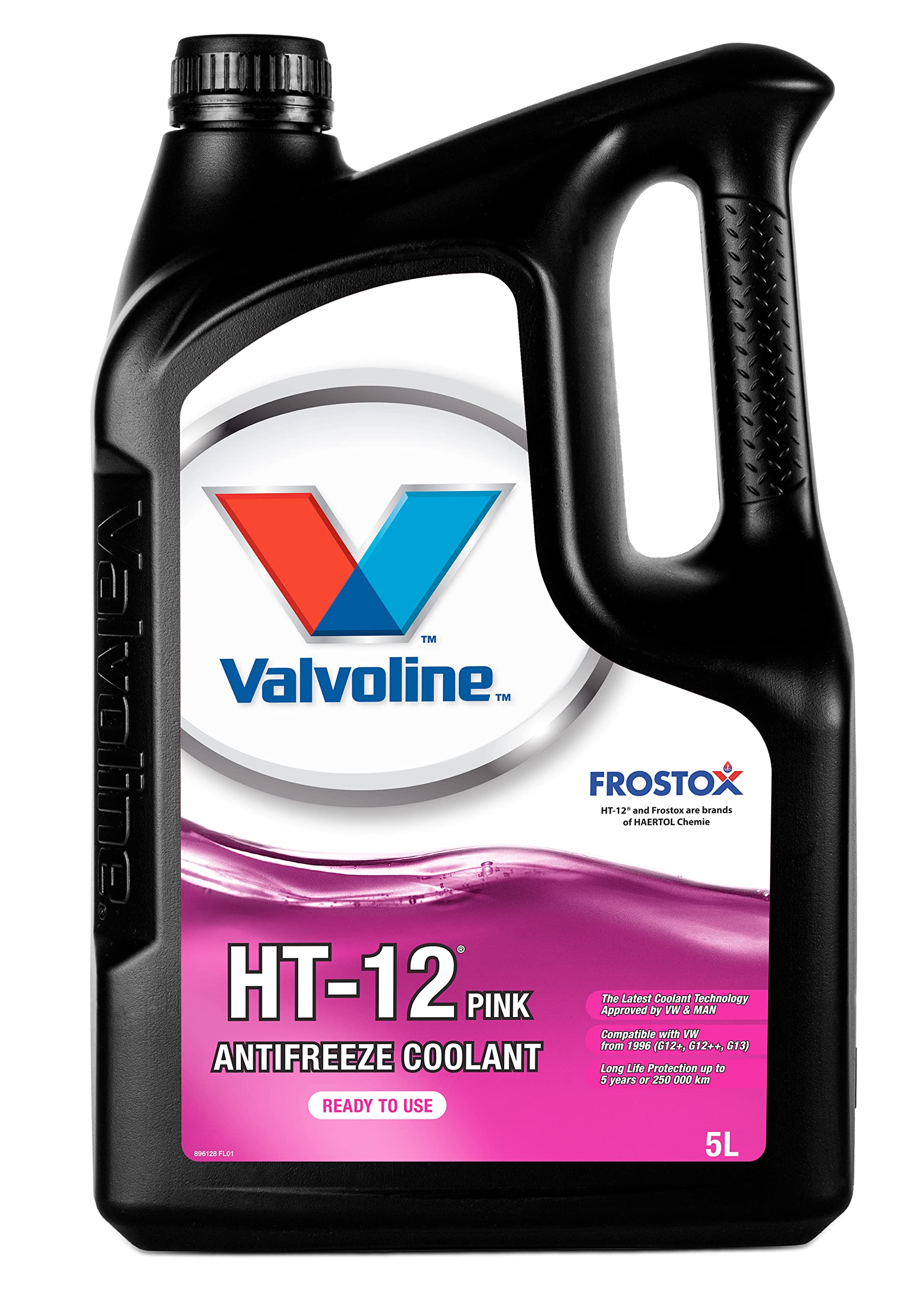 Valvoline Antifreeze Coolant HT-12 Pink Ready to Use, 5 l