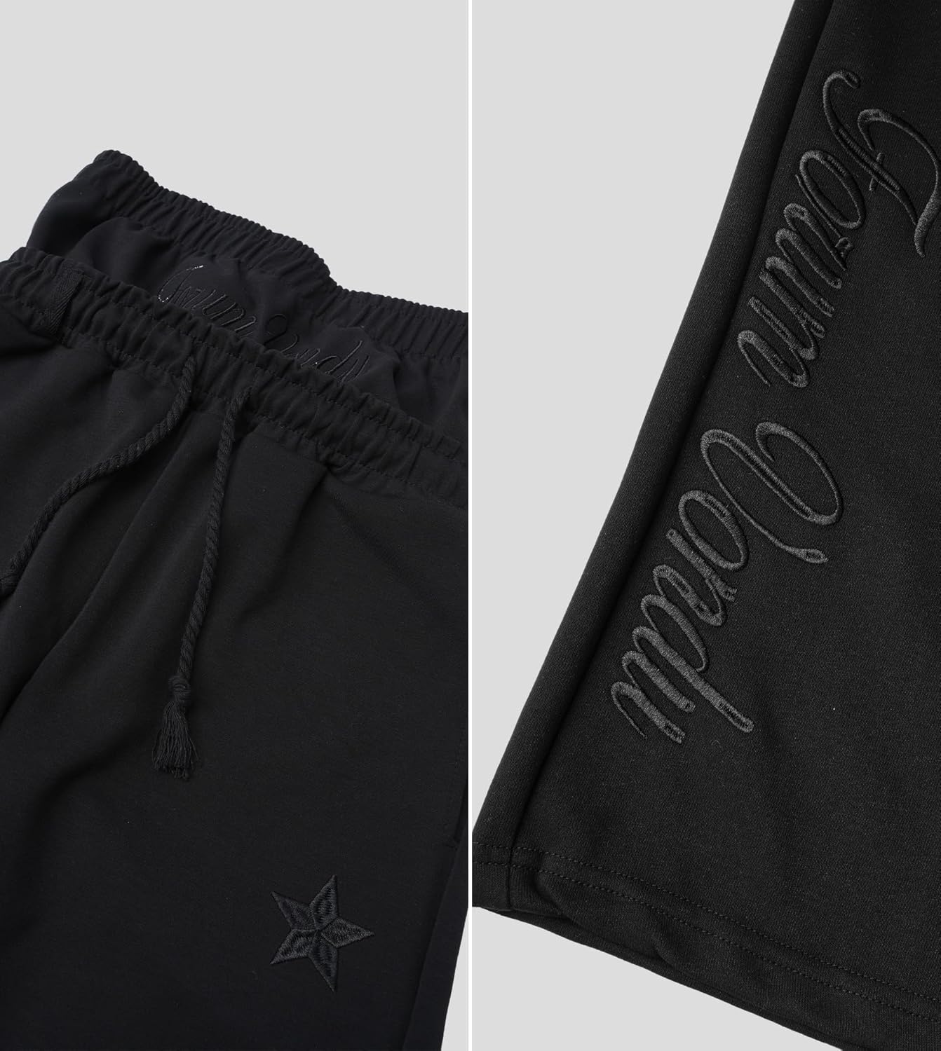 Men's Baggy Sweatpants Wide Leg Sweatpants Baggy Y2K Elastic Waist Drawstring Loose Joggers with Pockets - Image 5