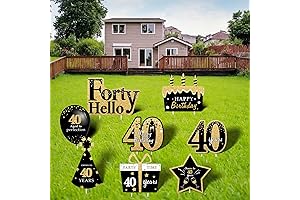 40th Birthday - Party Decorations Sign