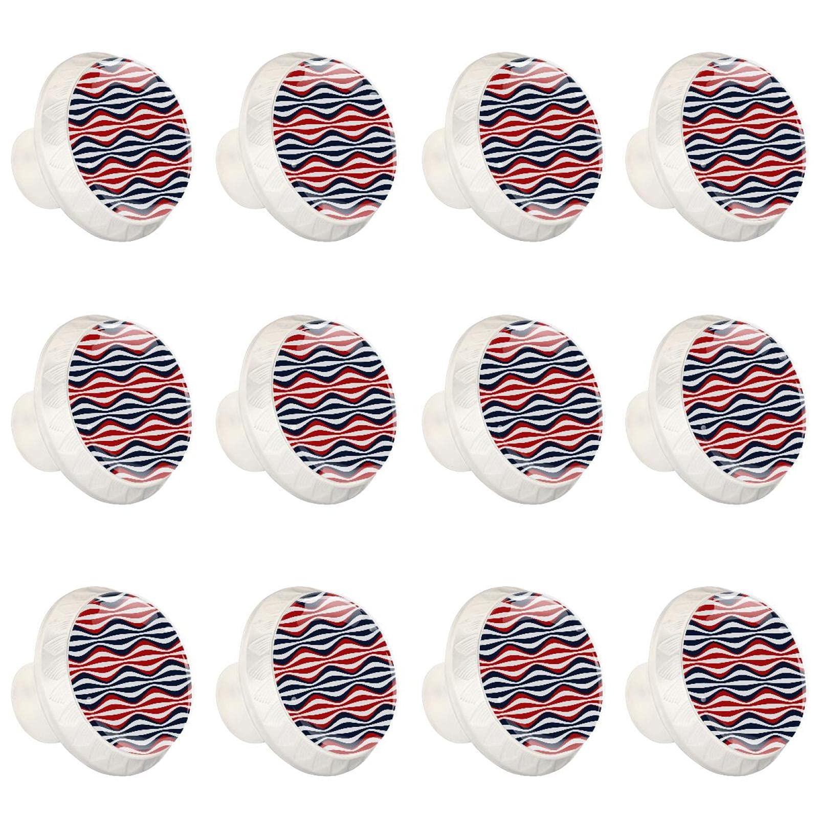 Boutons d'armoires de cuisine ronds boutons décoratifs placard tiroirs commode poignée x12