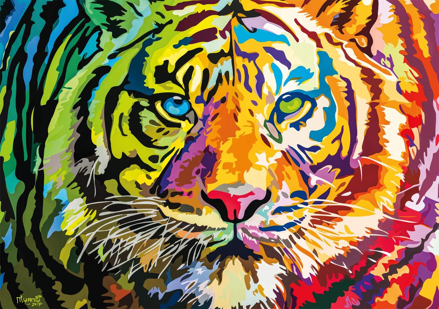 Buffalo Games - Stripes of Color - 300 Large Piece Jigsaw Puzzle