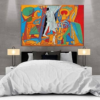 ピカソ絵画   壁掛け Amazon.co.jp: ZENDA パブロ・ピカソ ウォールアート ピカソ