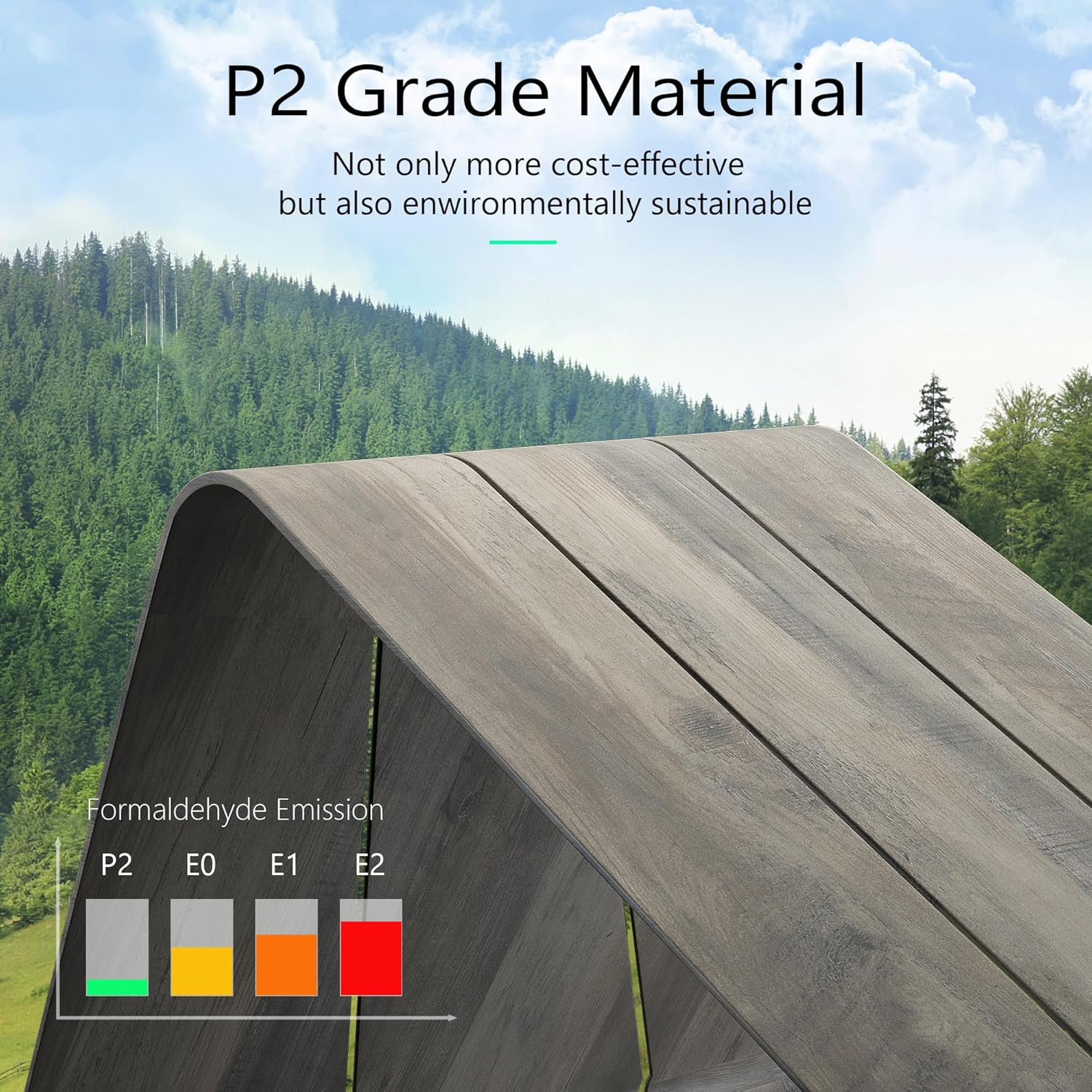 Dresser for Bedroom with 6 Drawers, Farmhouse Wood Chest of Drawers, Wide TV Stand Closet Storage Furniture with Metal Handle, Modern Clothes Organizer for Hallway, Living Room, Entryway, Light Grey - Image 8