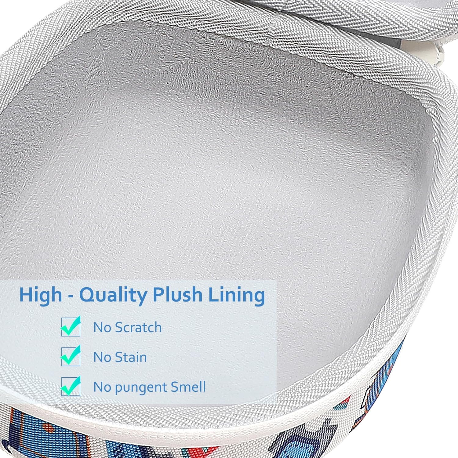 Kids Headphones Case Compatible with Elecder i37 / Noot K11 / iClever BTH12 / HS19 / BTH26 / JoySpark-T5 / Candy Bila BH03 / EarFun/IMYB/MIDOLA MD-B01 Foldable Kid Headphone (Case Only) - Image 4