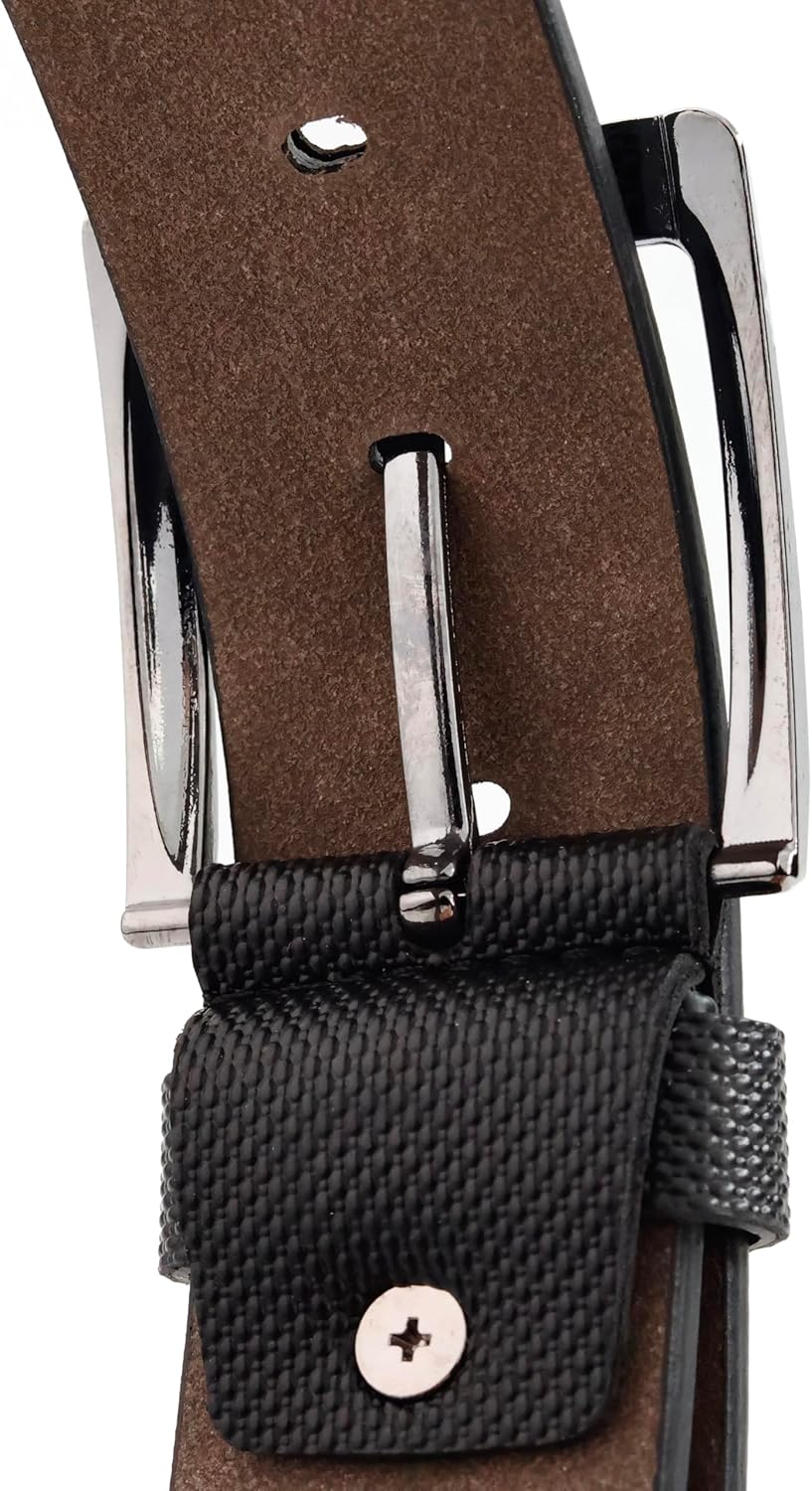 Eagle Epic Mens Belts Leather Casual Belts for Men, Men's Dress Black Belt Work Belt for Jeans, Gift for Men - Image 7