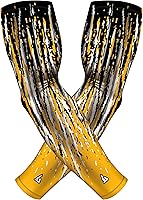 Vista 1 de B-Driven Sports Mangas de compresión prémium Pro-Fit para hombres, mujeres y jóvenes, 44 diseños gráficos, mejoran la circulación