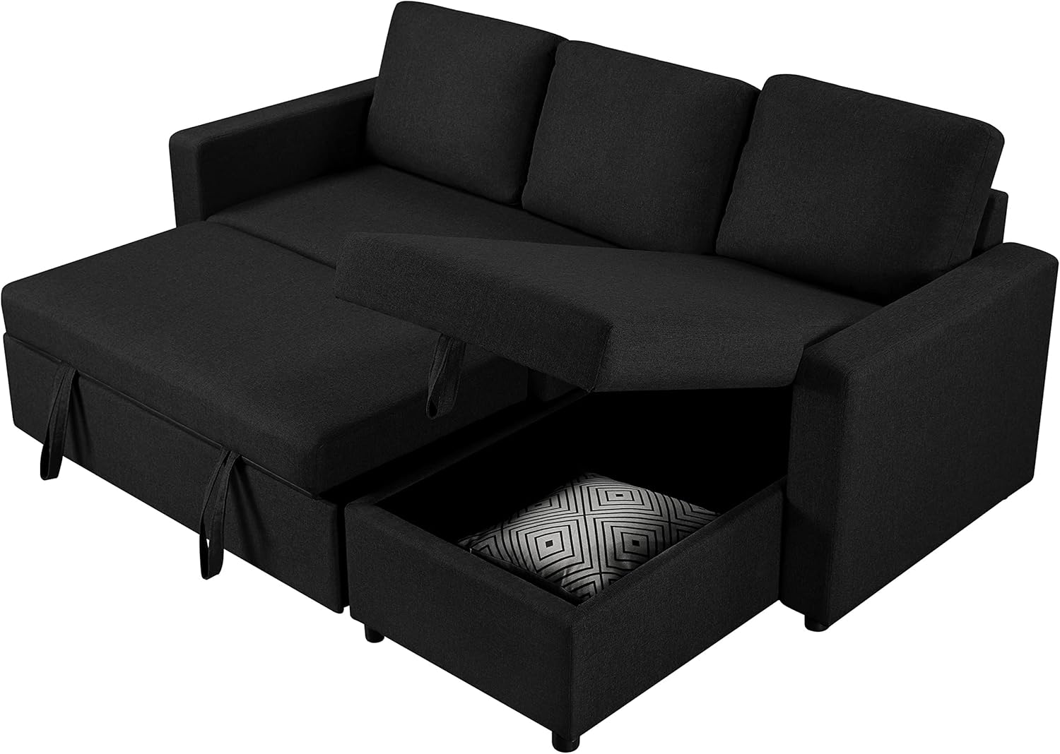 Yaheetech Sectional Sofa LShaped Sofa Couch Bed w/Chaise