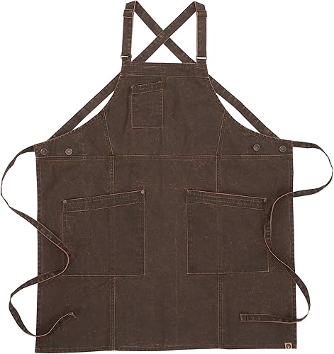 Vista 4 de Chef Works Unisex Denver Cross-Back Bib Apron