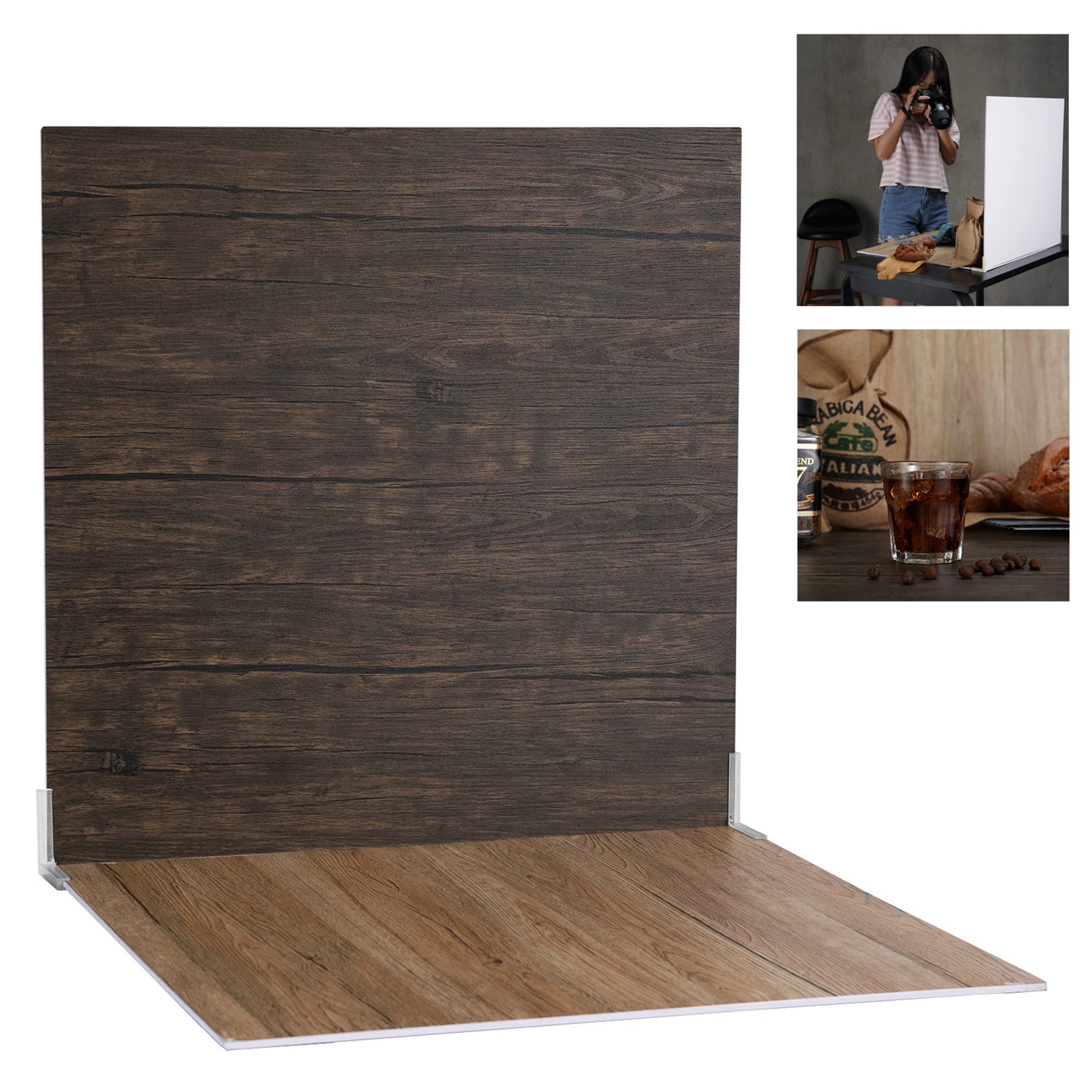 Buy Selens2Pcs Food Photography Backdrop Background Boards 60x60CM