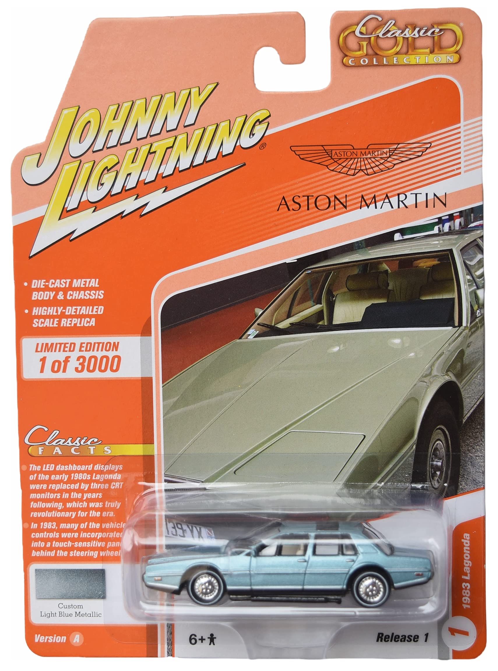 Amazon.com: Johnny Lightning 1983 Lagonda, Blue [Limited Edition 1