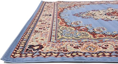 Vista 791 de Unique Loom Reza Collection- Alfombra, Polipropileno, Marrón Marrón/ marfil