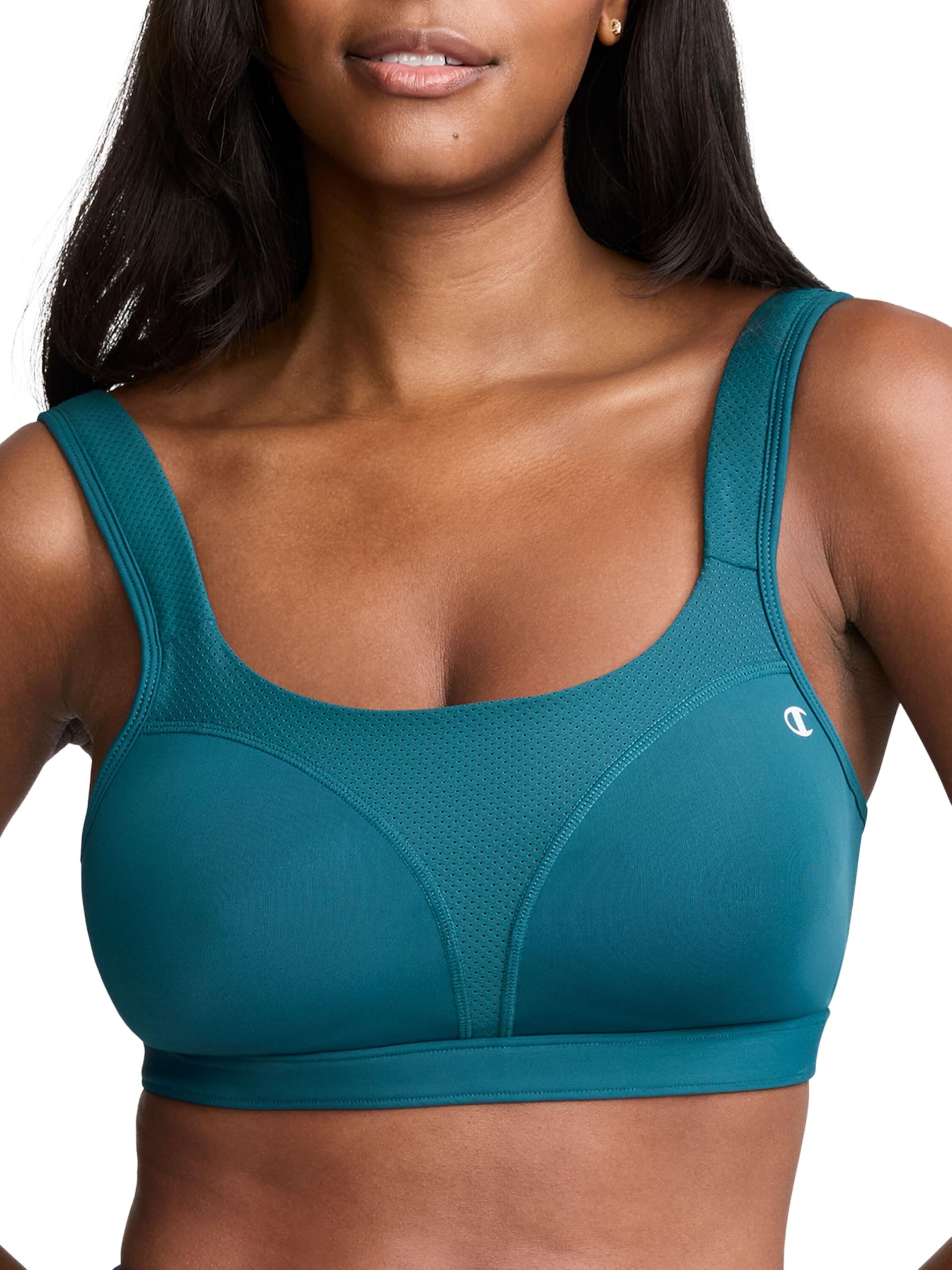 Champion Women's Sports Bra, High-Impact, Maximum Support, Breathable, Moisture-Wicking Fabric