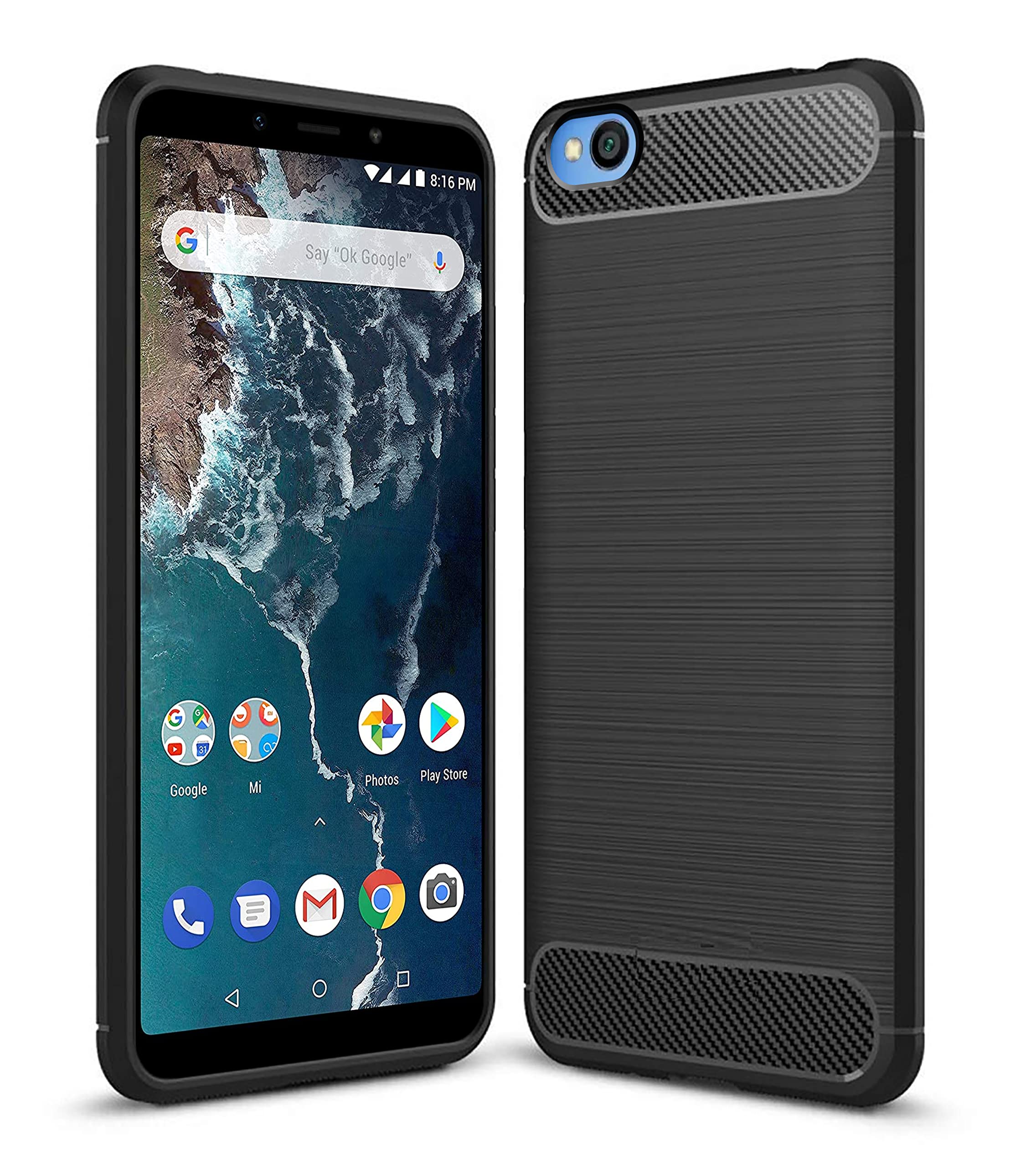 Amazon Brand - Solimo Back Cover Case for Redmi Go | Compatible for Redmi Go Back Cover Case | 360 Degree Protection | Soft and Flexible (TPU | Matte Black) (B089B6FK7P) Amazon Price History, Amazon Price Tracker