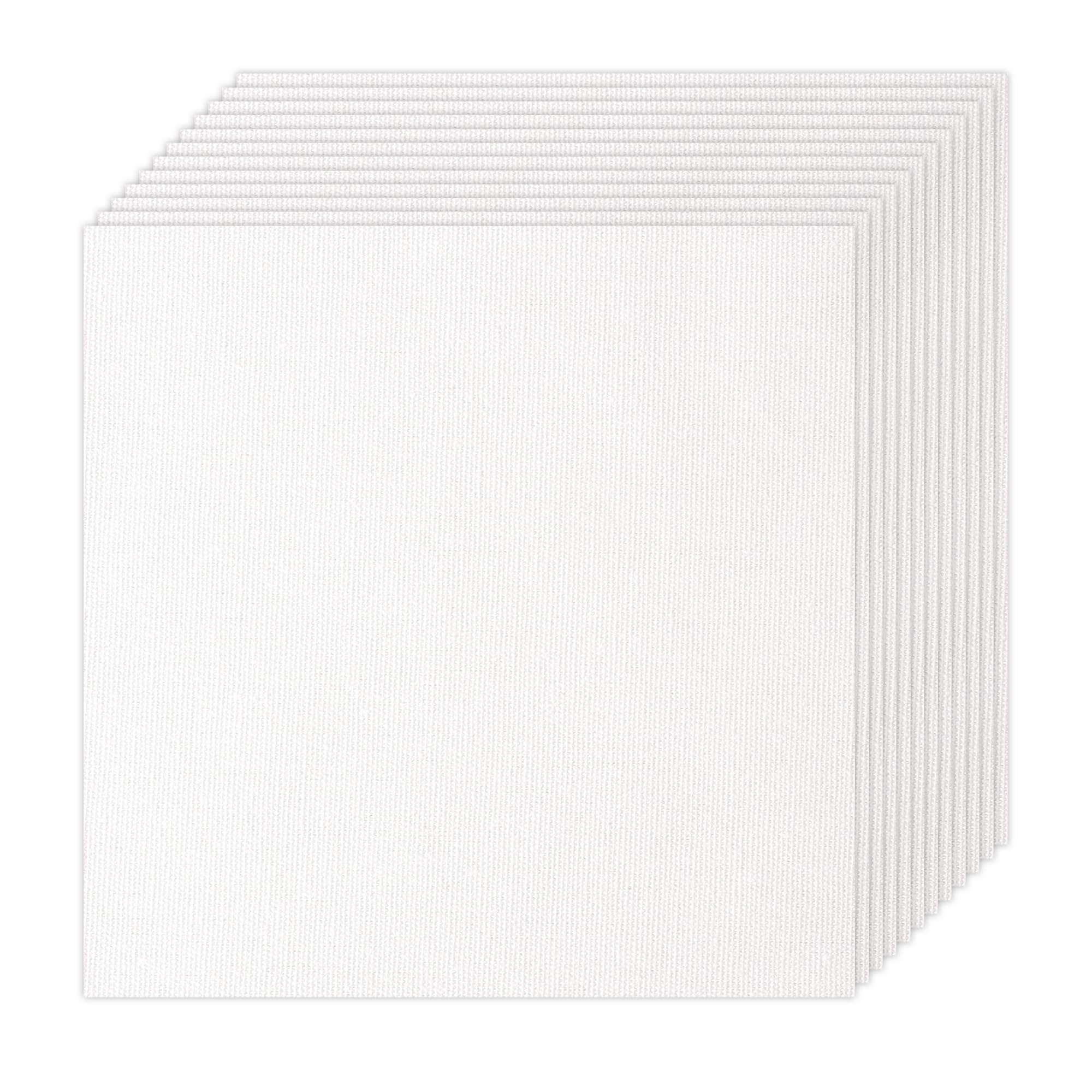 XEmbro 12 PCS White Embroidery Fabric