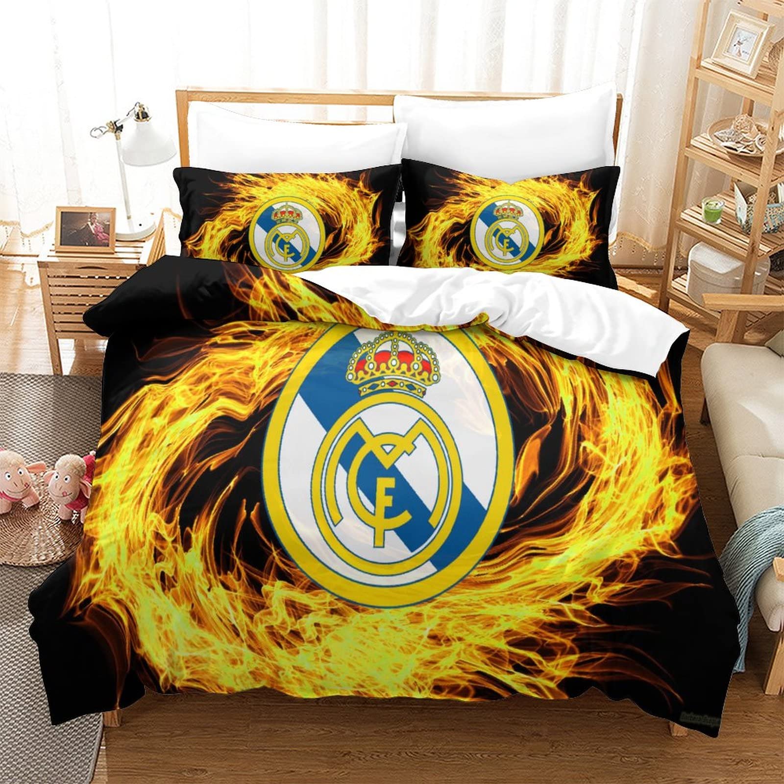 Sabanas Real Madrid Cama 90 Juego De Cama Real Madrid Funda