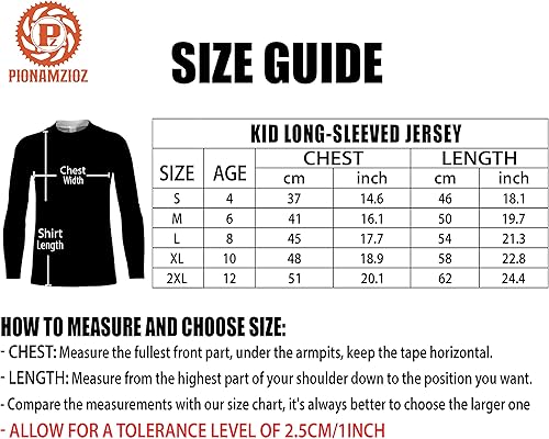 Miniatura 4 de NMS325 - Camiseta de manga larga para niños, motocross y motocross para motociclistas