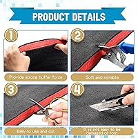 Vista 4 de Outus 4 almohadillas de espuma de poliuretano cortables para manualidades, insertos de espuma para estuches, relleno de embalaje, cámara, caja