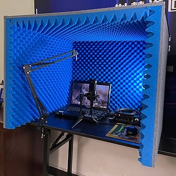 Amazon.co.jp: 簡易防音室 防音シート防音ブース 卓上 防音室 防音