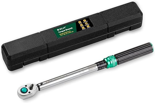 Miniatura 9 de Juego de llaves dinamométricas de clic de 1/4", kit de herramientas de mantenimiento de bicicletas portátiles de 32 piezas, 2-20 Nm ± 3%