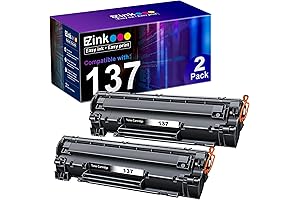 Complete Toner Cartridge Kit Replacement for Canon CRG-137, CRG137 Compatible with ImageClass...