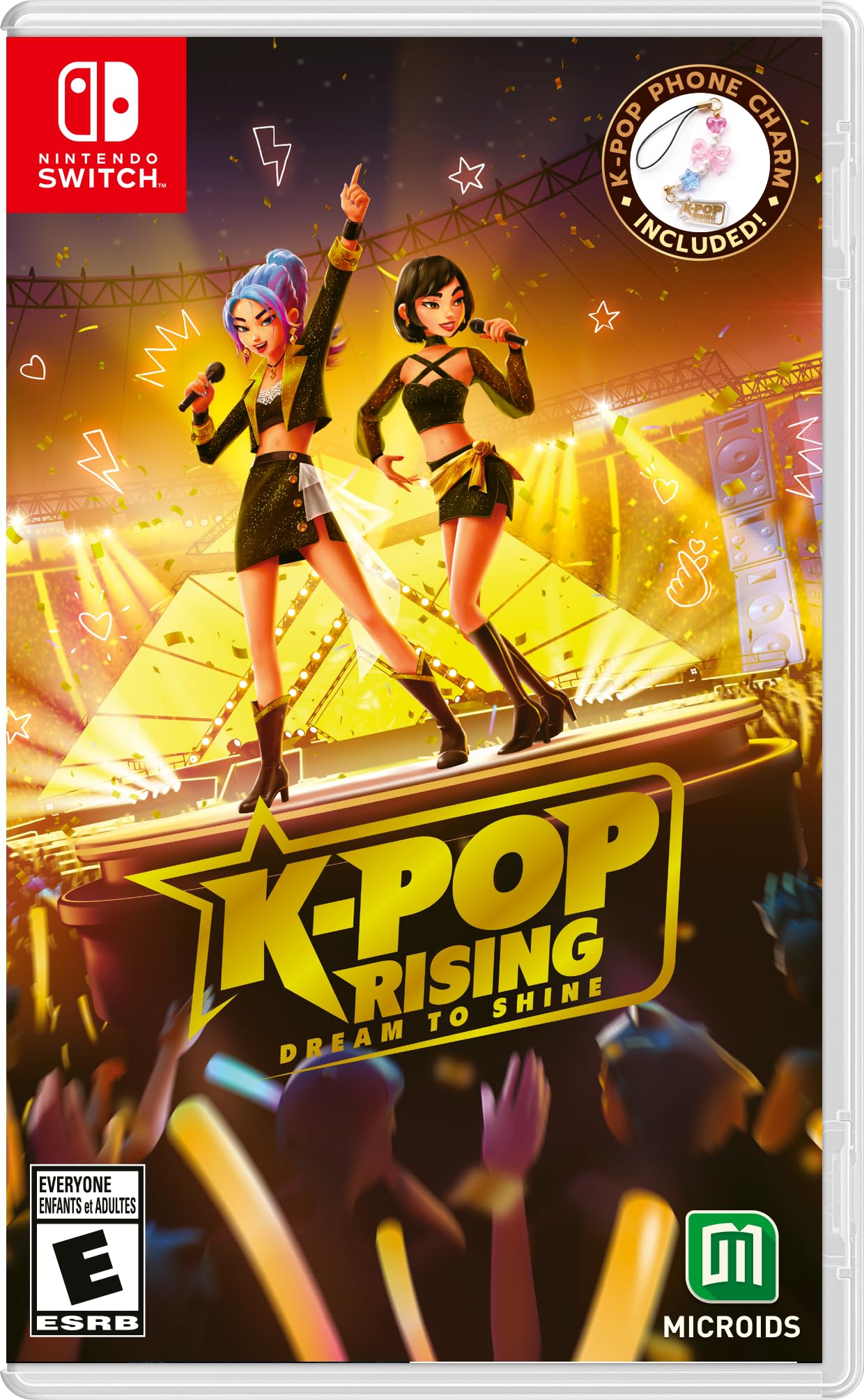 K-Pop Rising: Dream to Shine (Amazon Exclusive with Phone Charm) - Nintendo Switch