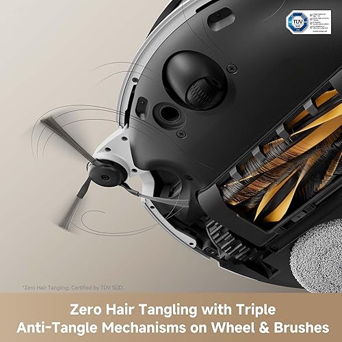 Miniatura 4 de Mova V50 - Robot aspirador y trapeador ultra completo autolimpiante, succión de 24,000 Pa, navegación elevable con superación de obstáculos y