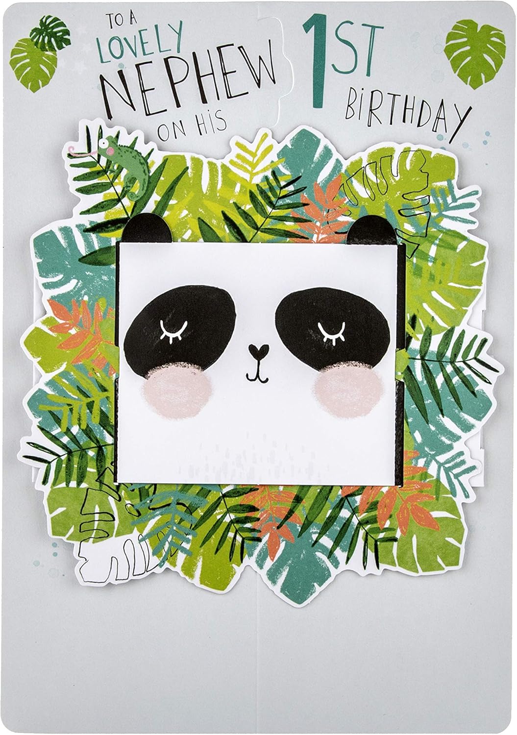 Hallmark 1st Birthday Card - Fun Die Cut Design