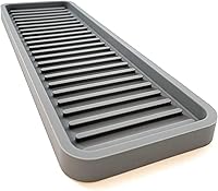 Vista 33 de Happitasa Bandeja organizadora de silicona para fregadero de cocina, soporte de esponja y protector de encimera, jabonera y bandeja dispensadora