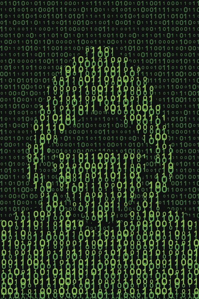 Amazon.com: Hacker Poster Binary Code Decor Computer Cybersecurity ...