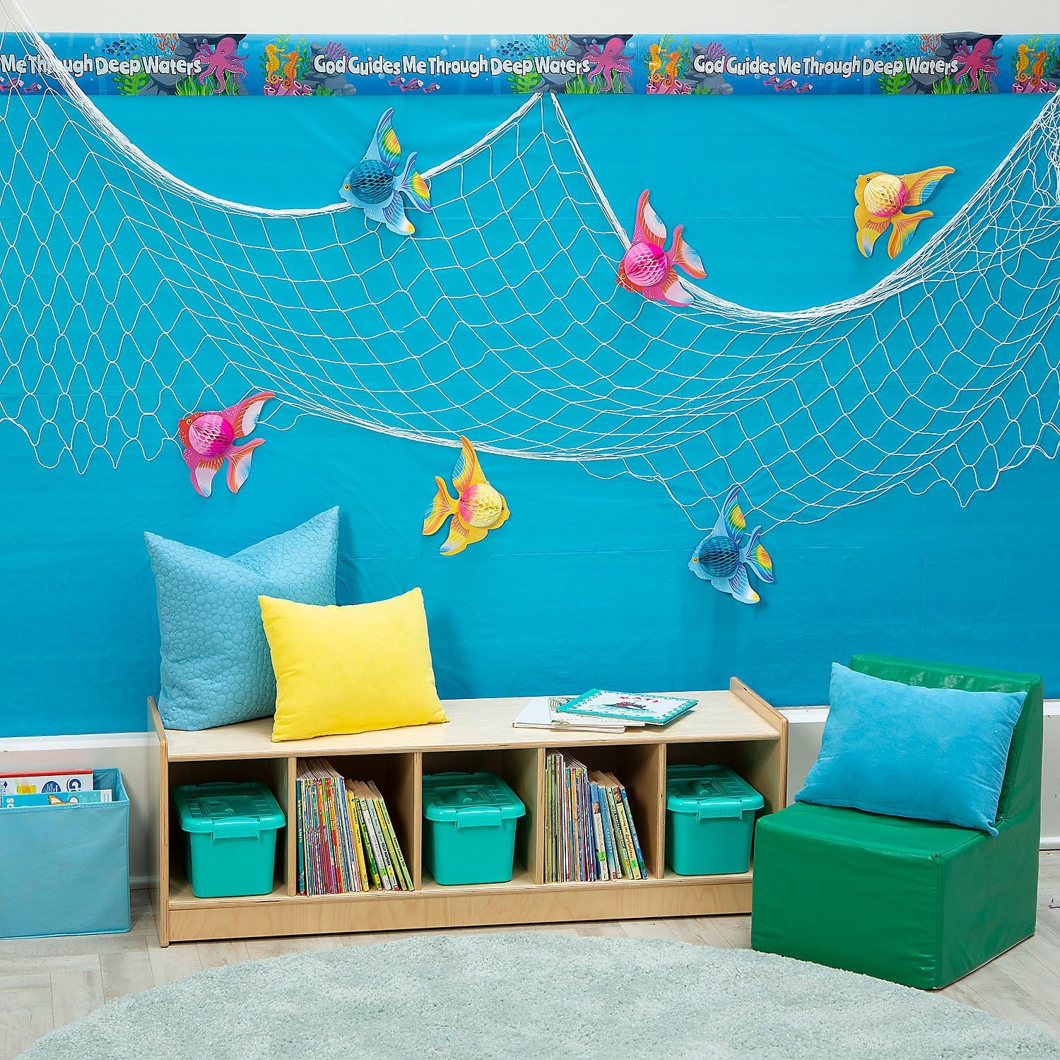 Fun Express Under The Sea VBS Small Decorating Kit - 9 Piece, Vacation Bible School 2024