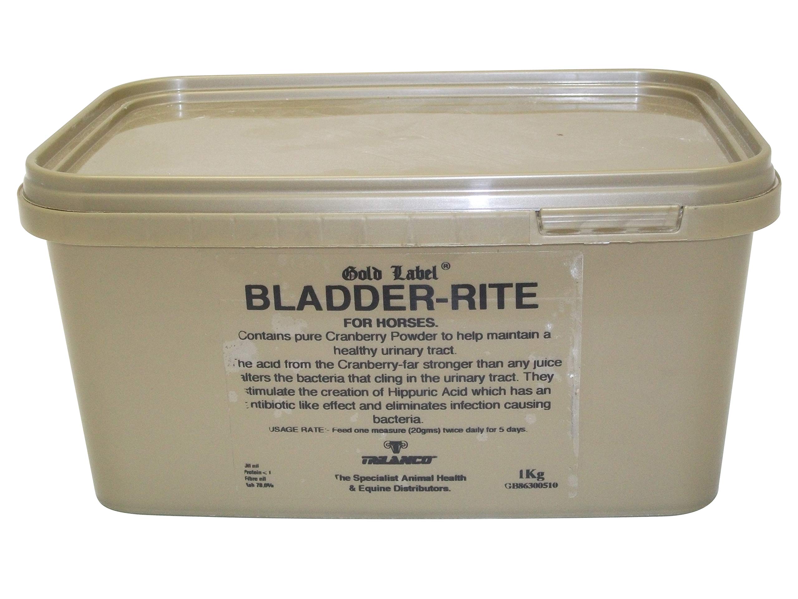 Gold Label Unisex's GLD0970 Bladder-rite, Clear, Regular