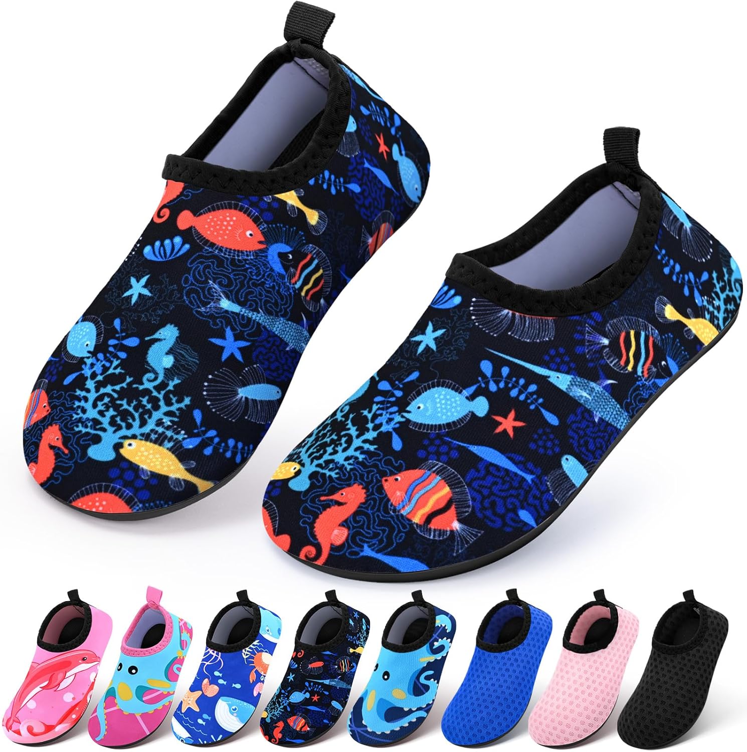 Kids Swim Water Shoes - Non-Slip Quick Dry