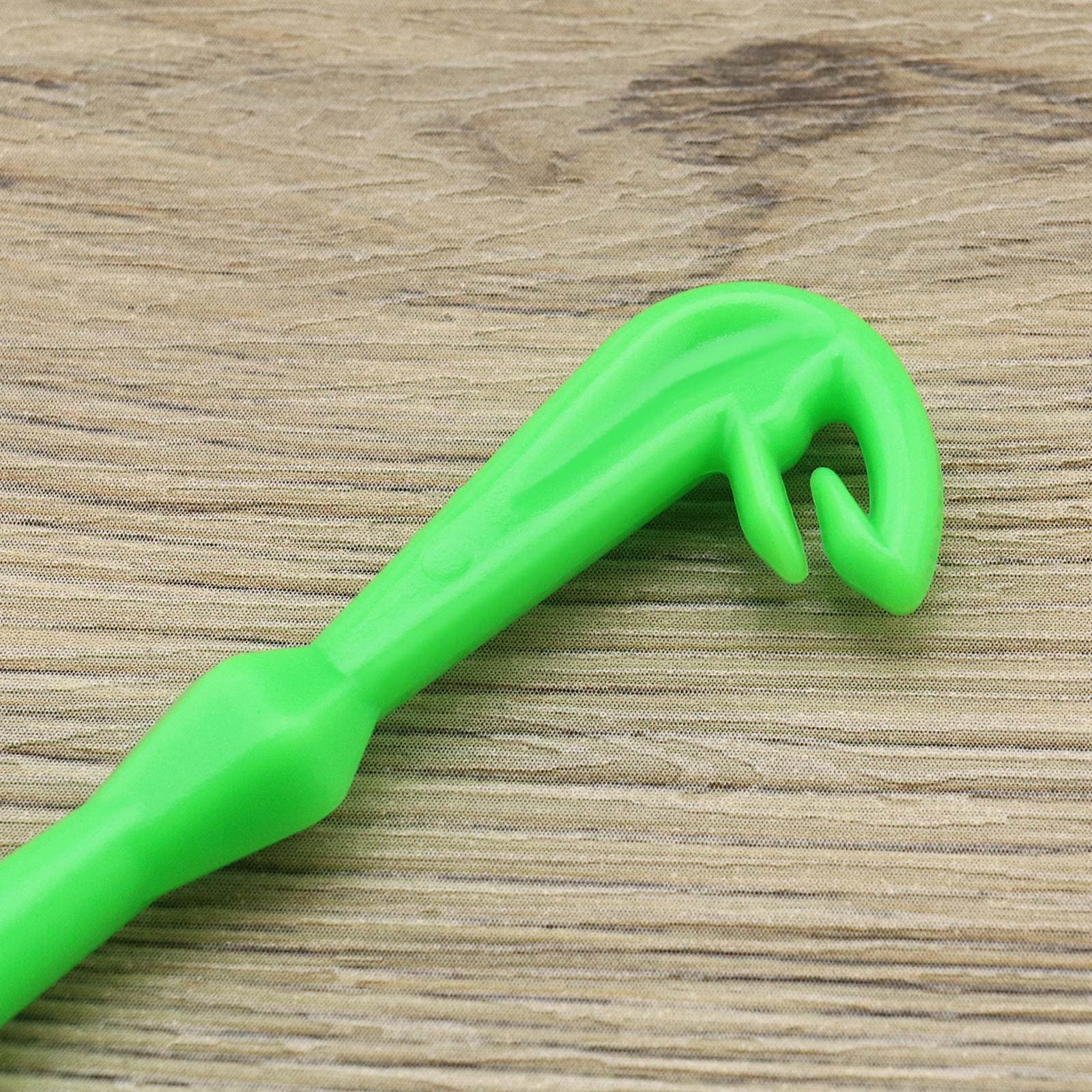 ECSiNG 6 Outils De Suppression D’hameçon – Aiguille à Nœud Et Décrochoir En Plastique ABS, Vert Et Jaune – Pour Pêche Facile Et Rapide