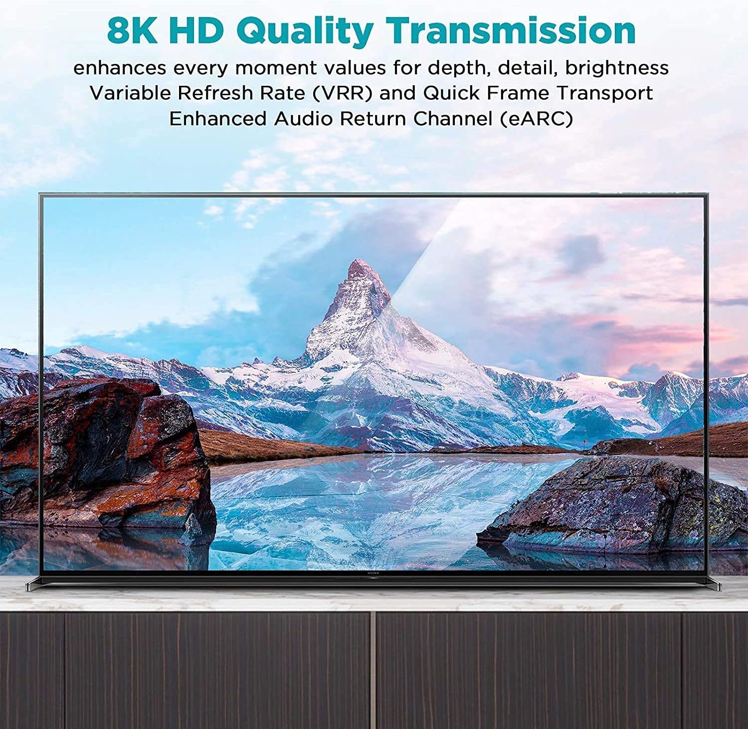 Get Cheap Price HDMI Cable 8K 15FT,QGeeM 48Gbps Ultra High Speed HDMI Cord,Compatible with Apple TV,Roku,Samsung QLED,Sony LG,Nintendo Switch,Playstation,PS5,PS4,Xbox One Series X,HDMI 8k Ultra HD Cable (15FT)