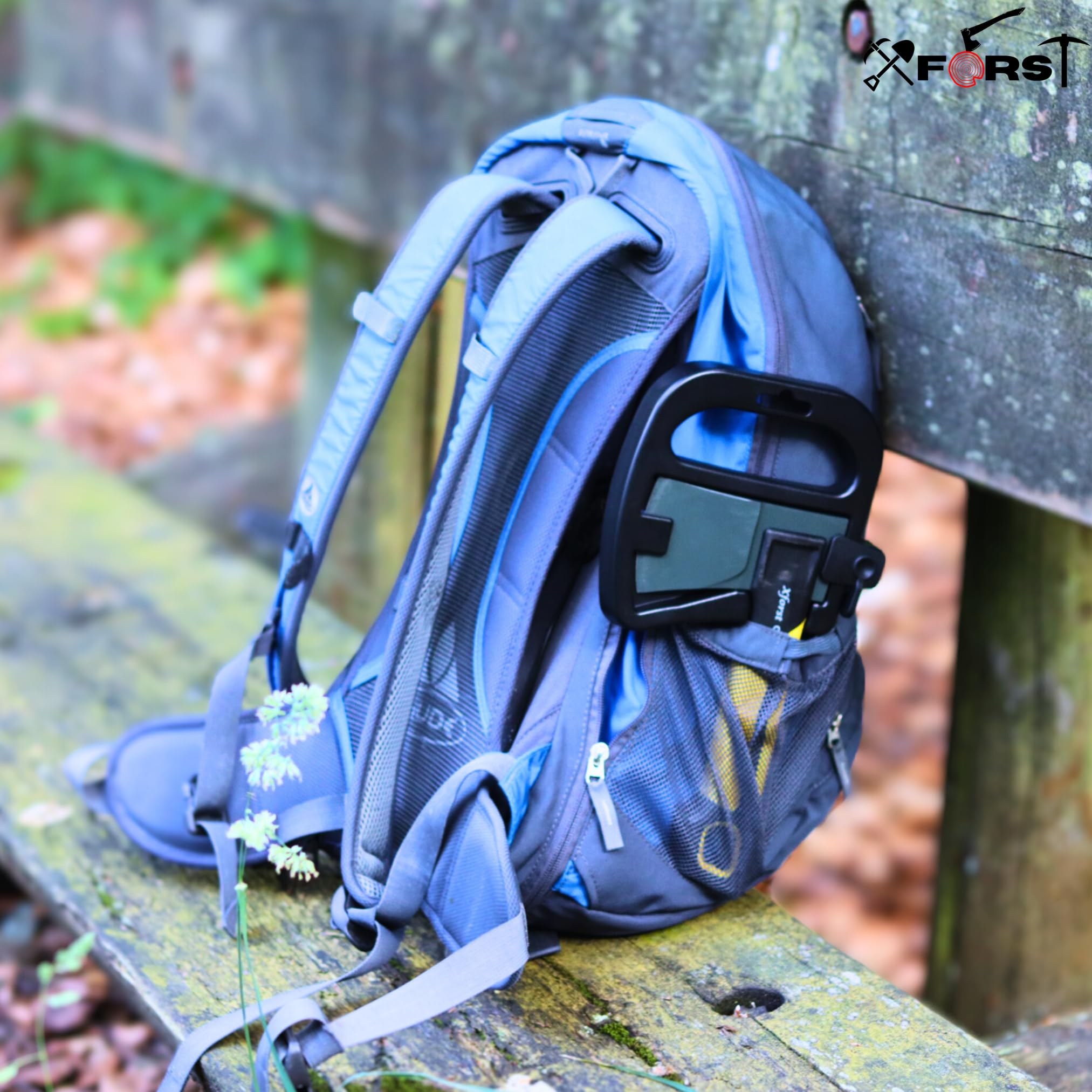 Xforst Hachette X-CA2 – Mini Hache 23 cm en Acier Carbone & Manche en Fibre de Verre – 560 g – avec Étui de Protection – Idéale Camping, Jardin & Outdoor