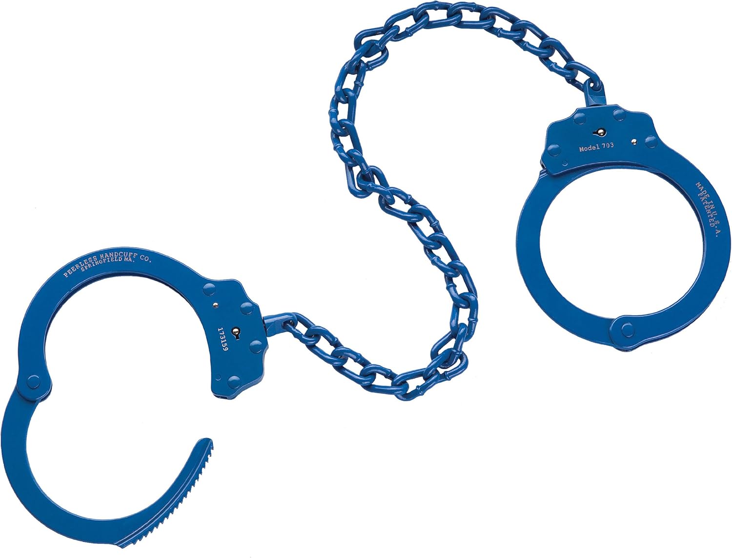 Peerless Handcuff Company 753B Leg Iron, Blue by Peerless Handcuffs