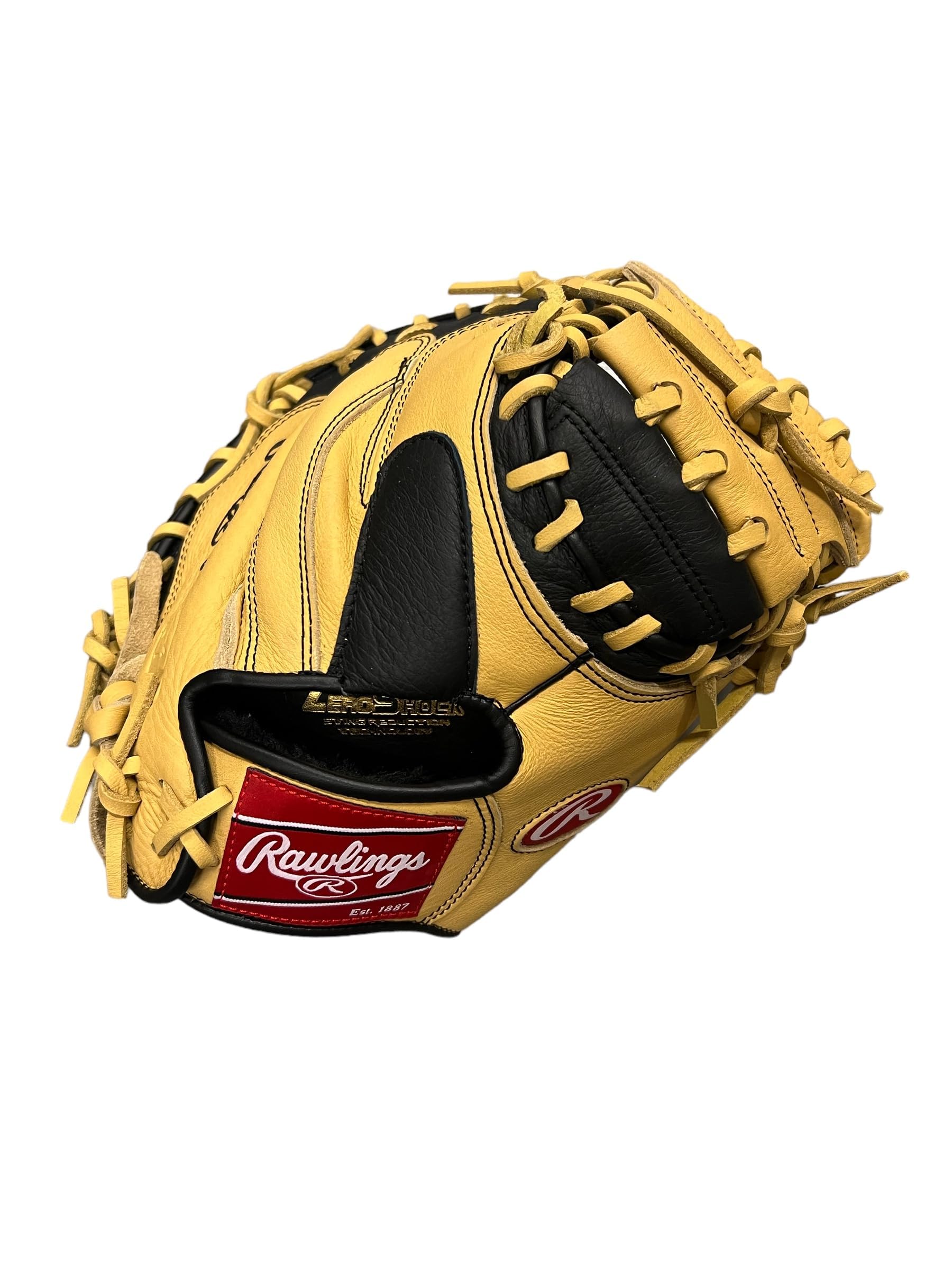 Rawlings Select Pro Lite Series Gant de Receveur 81,3 cm (2023) – Idéal pour Les Jeunes Joueurs – Artisanat supérieur pour Une Performance d'élite. Blonde/Noir Classique