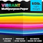 Hygloss Papier rouge coloré - 24 Lb, 89 GSM, Fade-résistant, sans acide, 8.5x11-Inch Lettre de taille couleur papier, 90 Feuilles