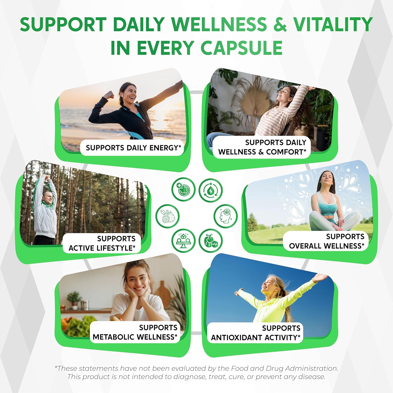 Citrus Bergamot Supplement - 15-in-1 Natural Blend with Red Yeast Rice Hawthorn Olive Leaf Odorless Garlic Turmeric Ginger Fenugreek - 150 Count - Image 3