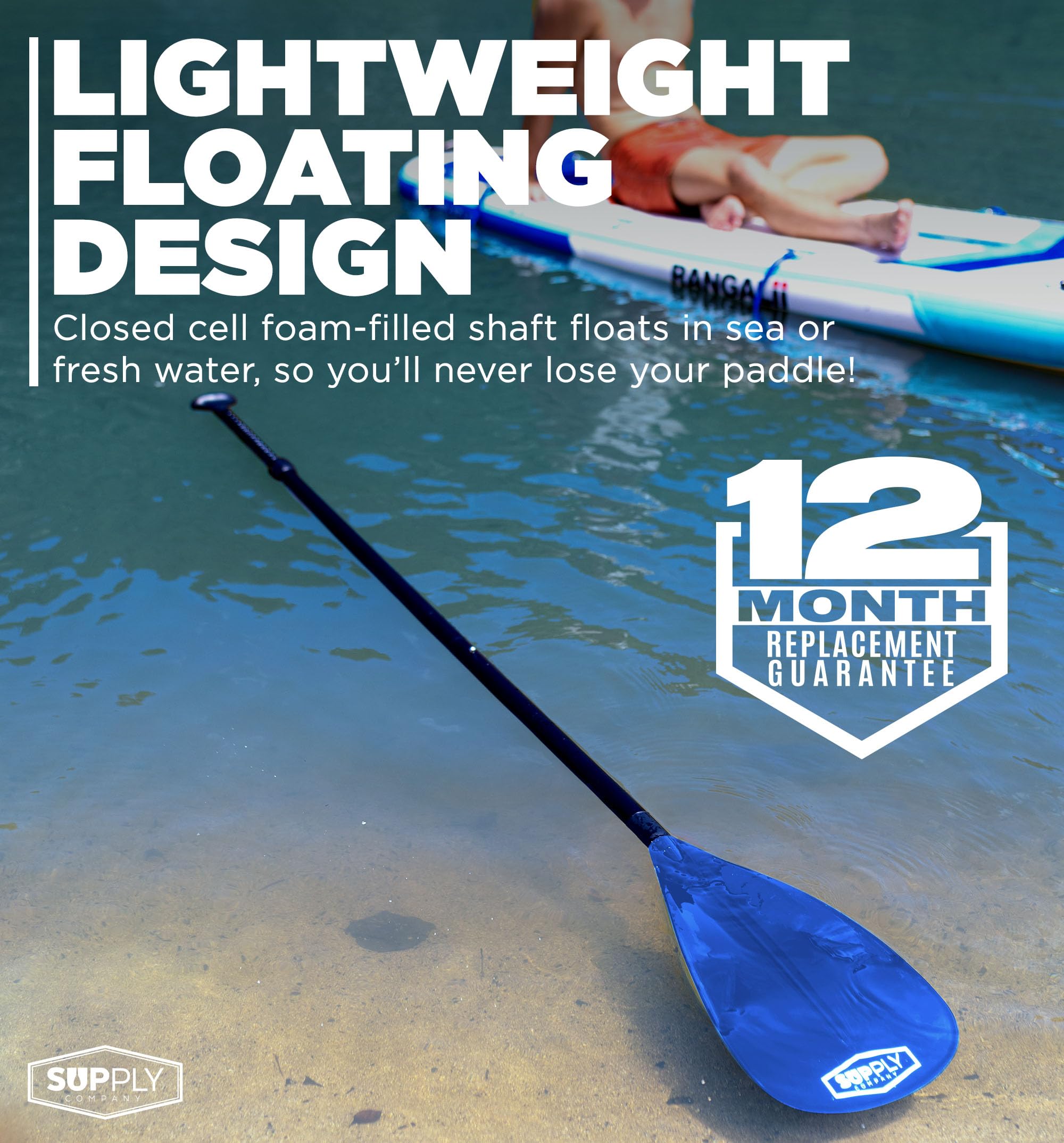 Amazon.co.jp: Sup Supply - SUPパドル - 3ピースパドルボード