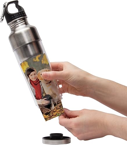 Miniatura 2 de Thermo-Temp Botella de agua con foto de acero inoxidable - Crea la tuya propia