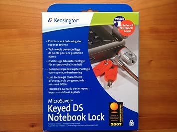 Kensington 64343 MicroSaver DS Keyed Notebook Computer Lock