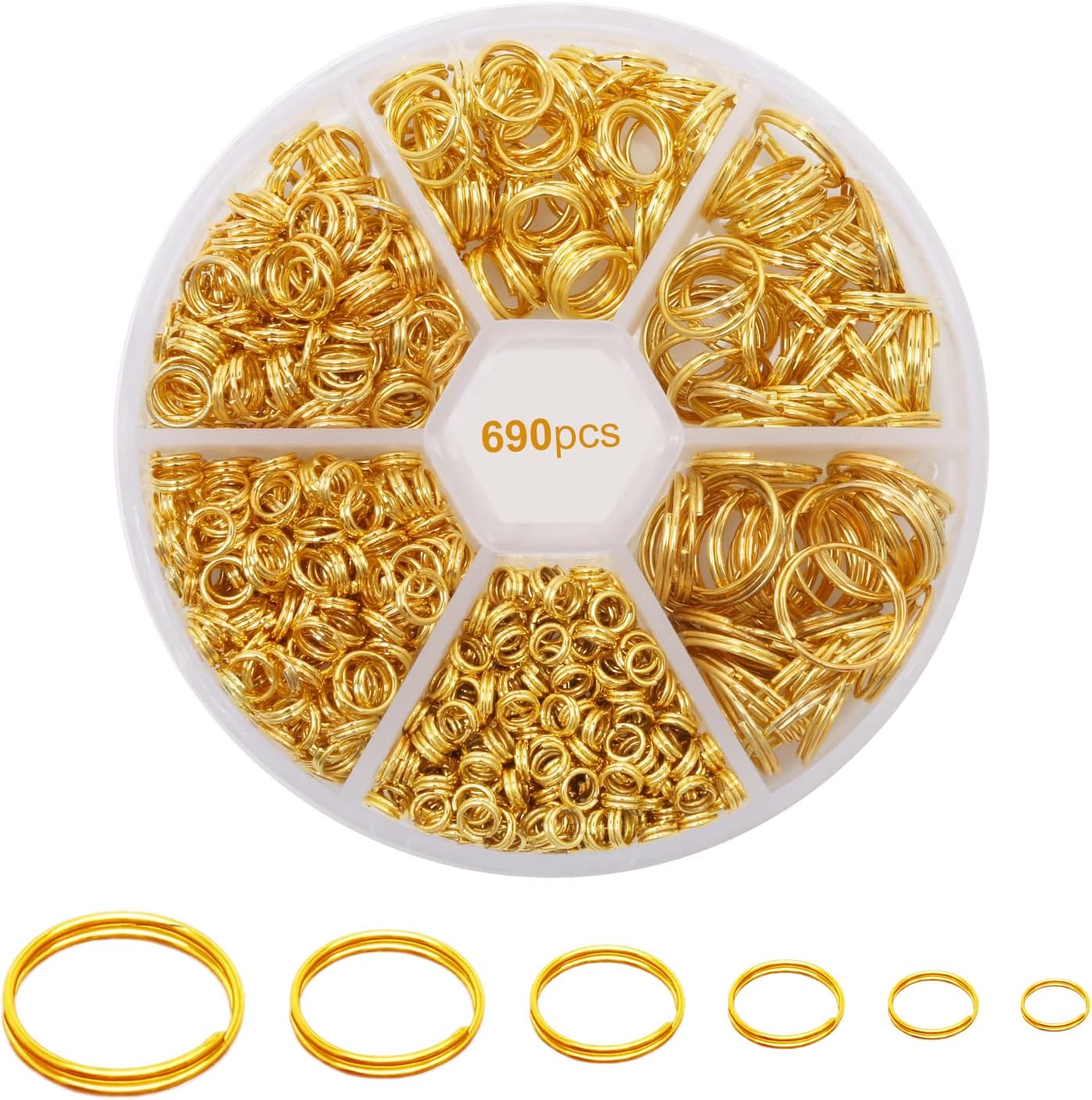 Anneaux Ouverts 3x0.6 Mm - Acier Inoxydable 316L Doré X10 - Perles & Co - Foto 8