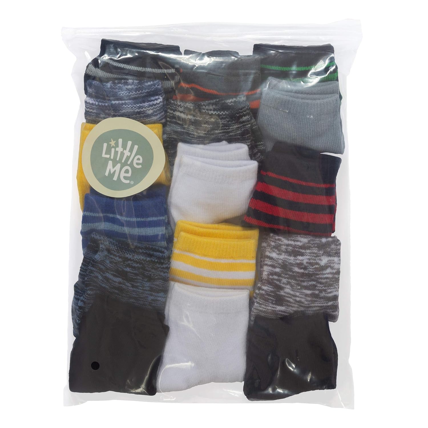Little Me 16 Pair Baby Boy Socks : Clothing, Shoes & Jewelry