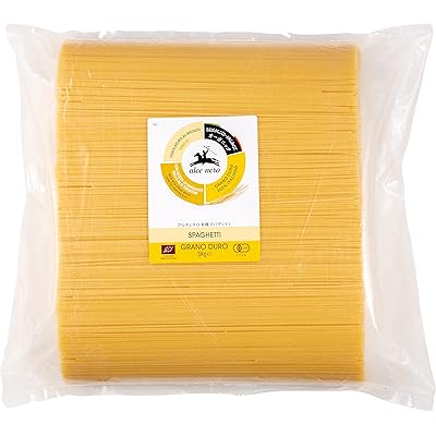 ALCE NERO(アルチェネロ) 有機 スパゲッティ 1.6mm 5kg (オーガニック イタリア産 ゆで時間8分)