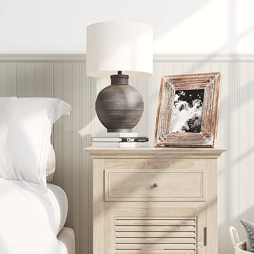 Miniatura 6 de Barnyard Designs Marco de fotos de madera rústica de 8 x 10 pulgadas, marco de madera de granja occidental para colgar en la pared o para colgar en